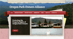 Desktop Screenshot of oregonparkowners.org