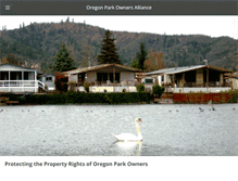 Tablet Screenshot of oregonparkowners.org